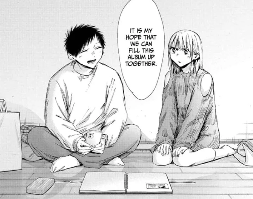 Chinatsu and Taiki Finally Kissed in Blue Box Chapter 196
