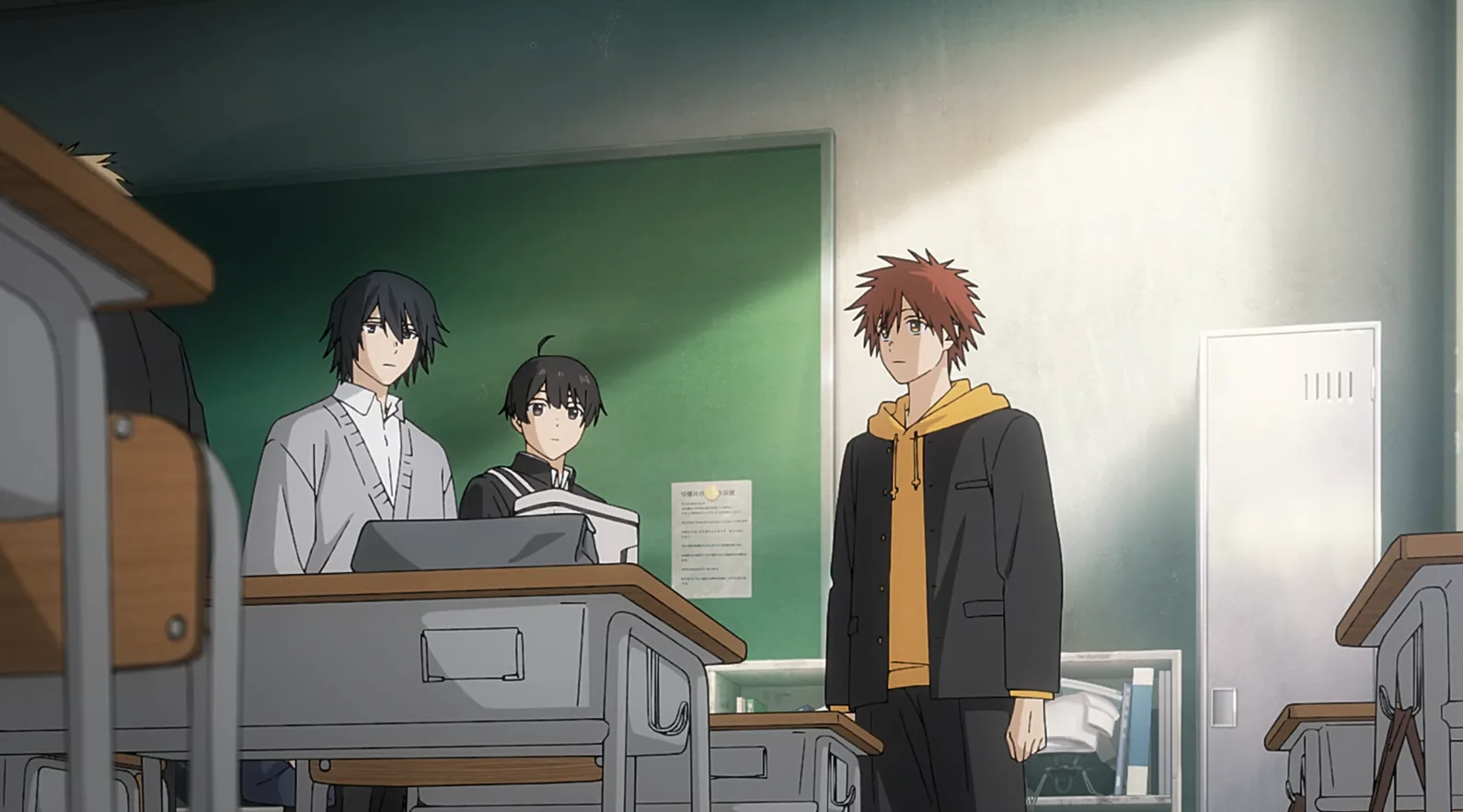 Image via The Fragrant Flower Blooms With Dignity Episode 1, Credits: CloverWorks