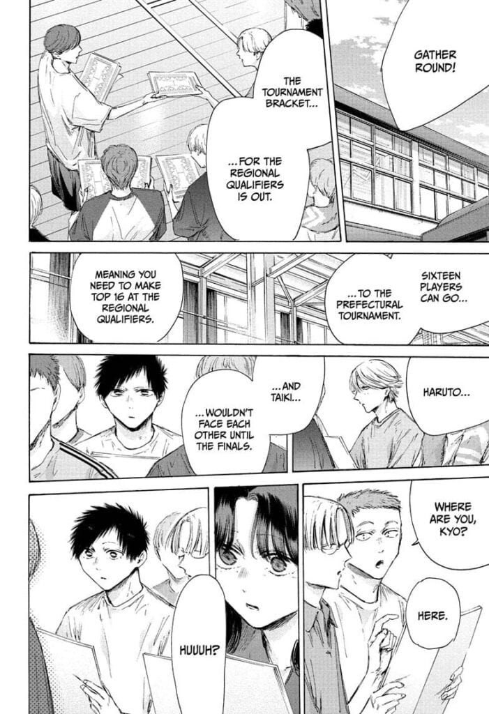 Blue Box Chapter 215 Review: Taiki is Struggling